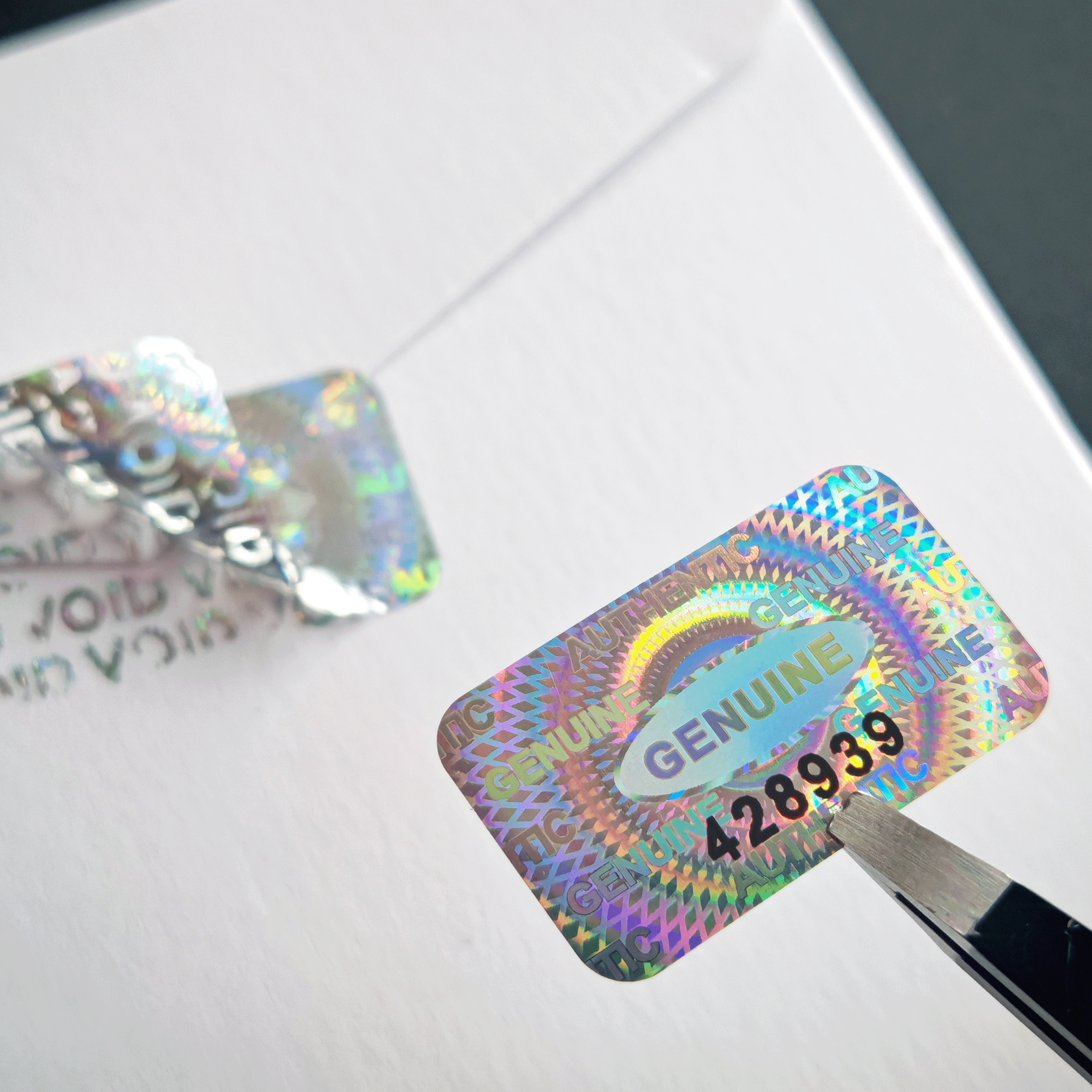Custom Hologram Sticker Sample
